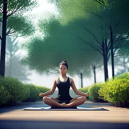 Healing Yoga Retreat Midjourney Prompt - Socialdraft
