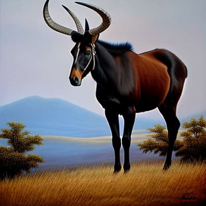 Sable Antelope Midjourney Art Prompt for Unique Custom Creations - Socialdraft