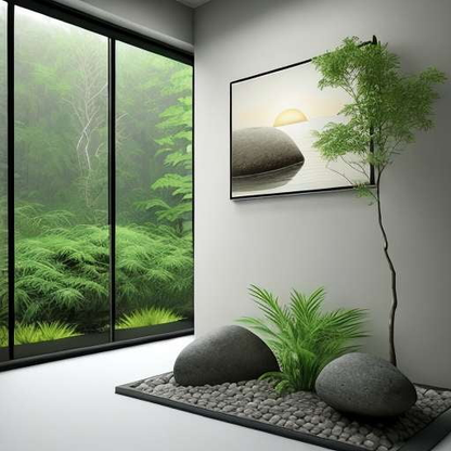 "Unique Midjourney Prompts for Zen Interior Designs" - Socialdraft