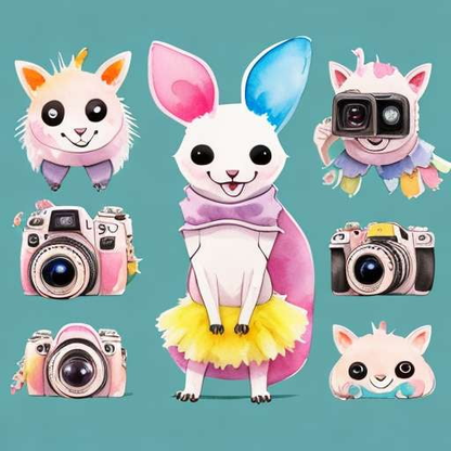 Midjourney Prompts: Super Cute Animals With Accessories - Socialdraft