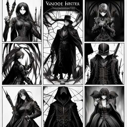 female vampire hunter, urban fantasy, vampire slayer,, Midjourney