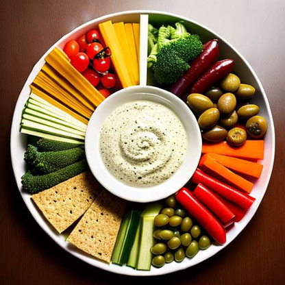 Vegetarian Antipasto Tray - Custom Midjourney Prompt Image Generator - Socialdraft