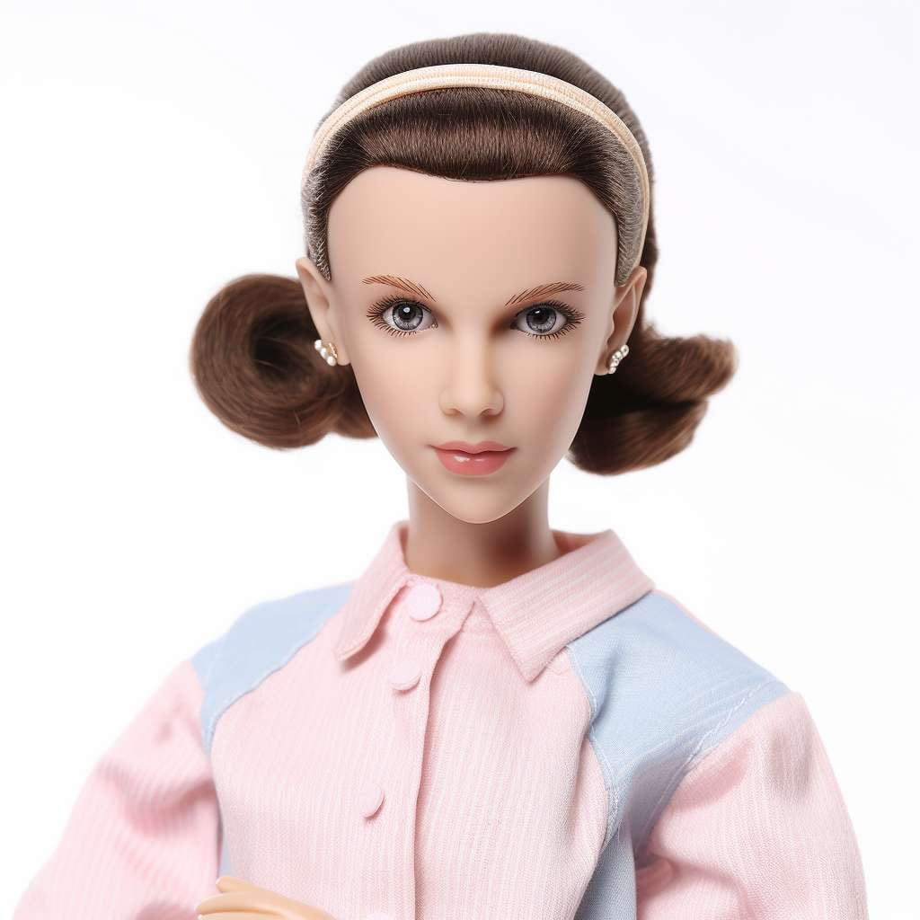 Millie Bobby Brown Barbie Midjourney Prompt - Socialdraft