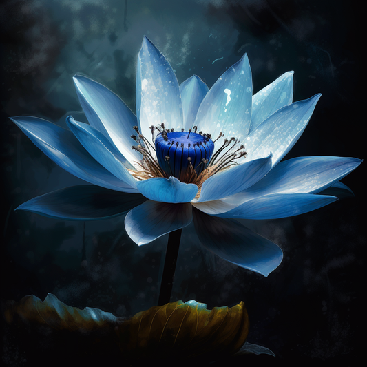 "Blue Lotus" Midjourney Social Media Image Prompt