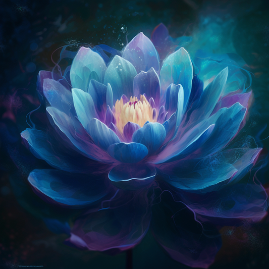 "Blue Lotus" Midjourney - Online Prompt for Image Creation