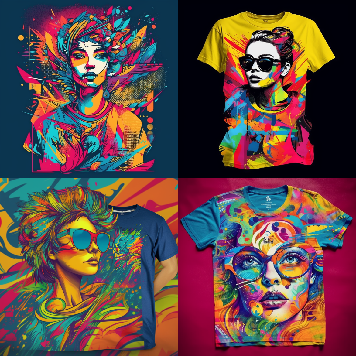 Creative Custom T-shirt Designs with Midjourney Prompts