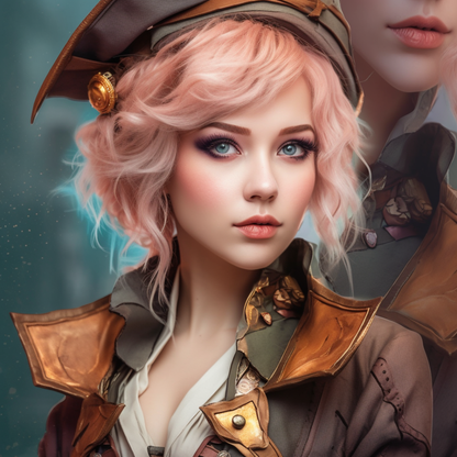Female Portrait Midjourney Prompt for Cosplay Creations