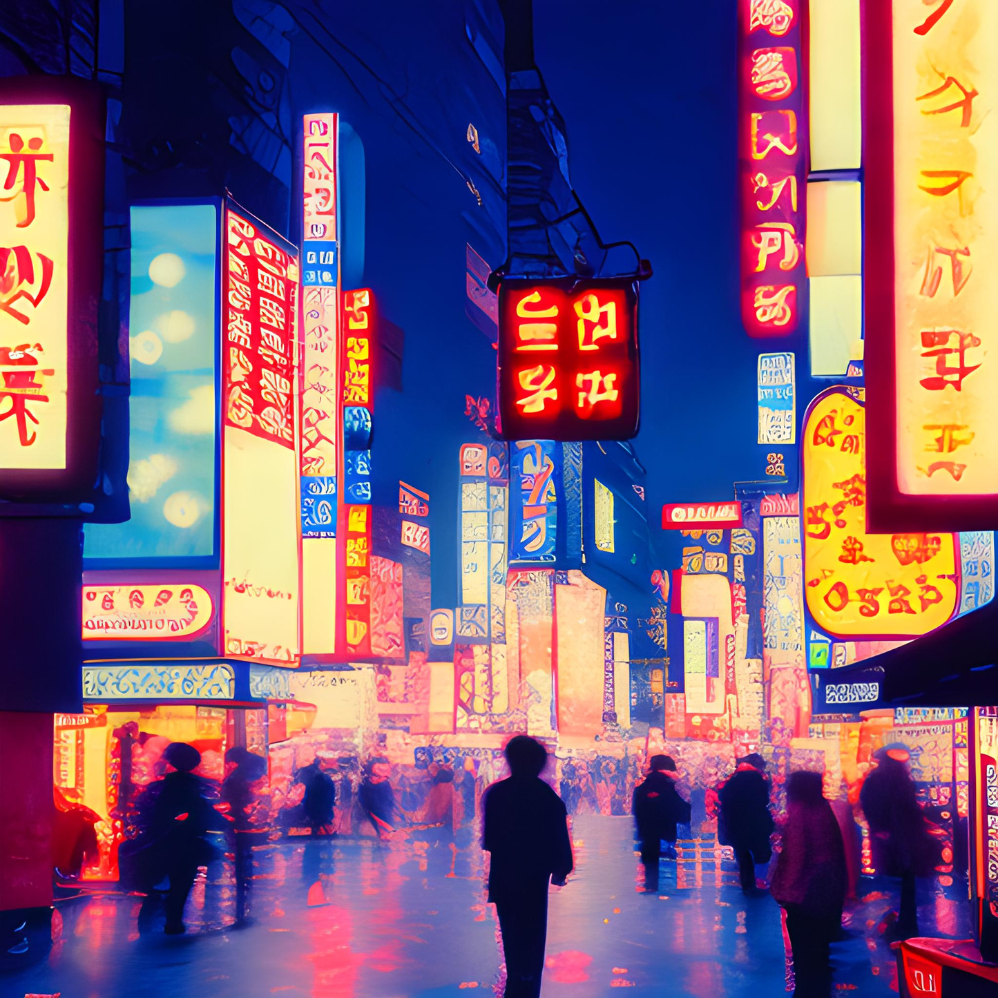 Tokyo Neon Lights AI Prompt