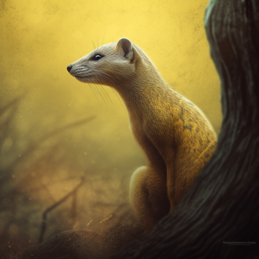 Midjourney Fantasy Prompt: Yellow Mongoose Adventure