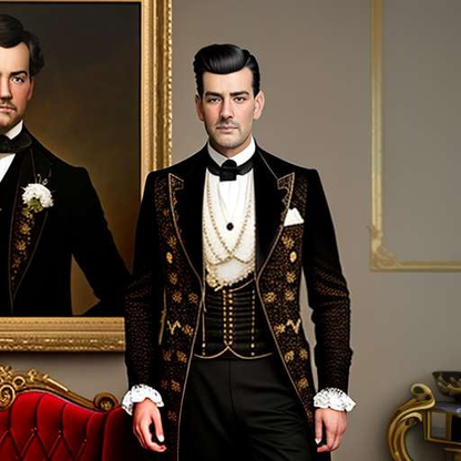 Victorian Gentleman Suit - Customizable Midjourney Prompt - Socialdraft