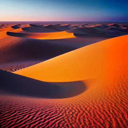 Illuminated Sand Dunes Midjourney Prompt - Create Your Own Desert Oasis Image - Socialdraft