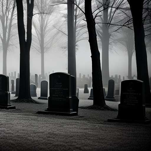 "Ghostly Cemetery" Midjourney Prompt for Spooky Art Creations - Socialdraft