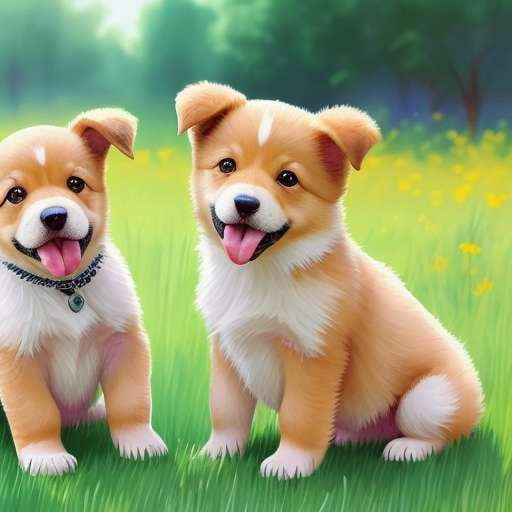 Midjourney Prompts for Adorable Canine Art: Create Your Own Super Cute Dogs - Socialdraft