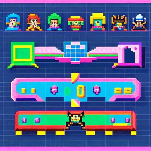 Pixel Art Midjourney Prompts for Video Game Designs - Socialdraft