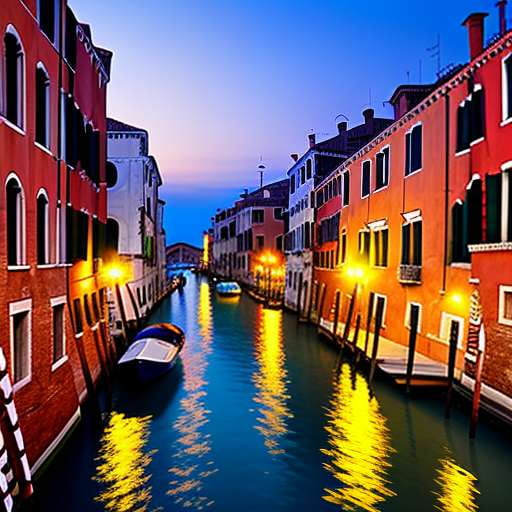 Venice Canal Reflections: Customizable Midjourney Prompt for Unique Artwork - Socialdraft