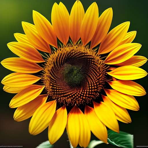 Black and White Sunflower Midjourney Prompt - Socialdraft