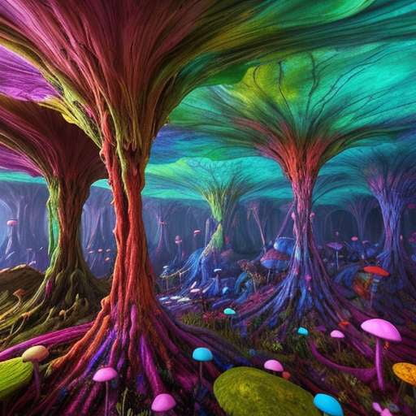 Midjourney Underground Fungal Art: Mystical and Enchanting Pieces - Socialdraft