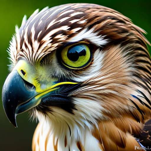 "Customizable Dangerous Hawk Portrait Midjourney Prompt for Unique Artistic Creations" - Socialdraft