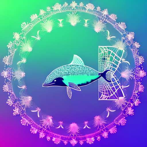 Dreamy Whale Dreamcatcher Midjourney Prompt - Socialdraft