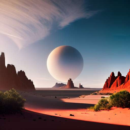 Mission to Mars Midjourney Landscape Prompt - Socialdraft