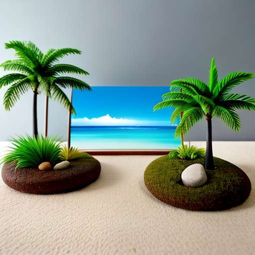 Honolulu Diorama Midjourney Prompt - Create Your Own Miniature Hawaiian Paradise - Socialdraft