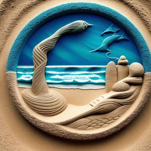 Midjourney Sand Sculpture Designs - Professional and Customizable - Socialdraft