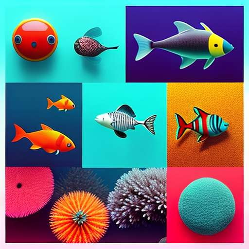 Aquarium Adventure 3D Icon Midjourney Prompt - Socialdraft