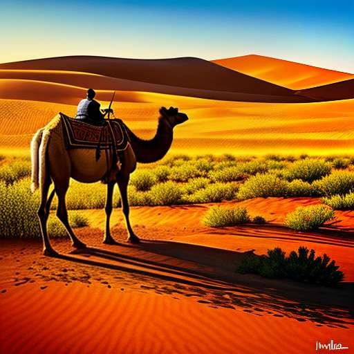 "Desert Oasis" Midjourney Animal Portrait Prompt - Socialdraft