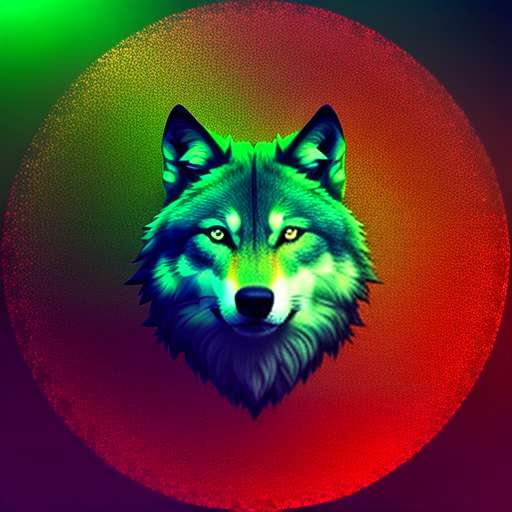 Enchanted Forest Mandala Wolf Midjourney Prompt - Socialdraft