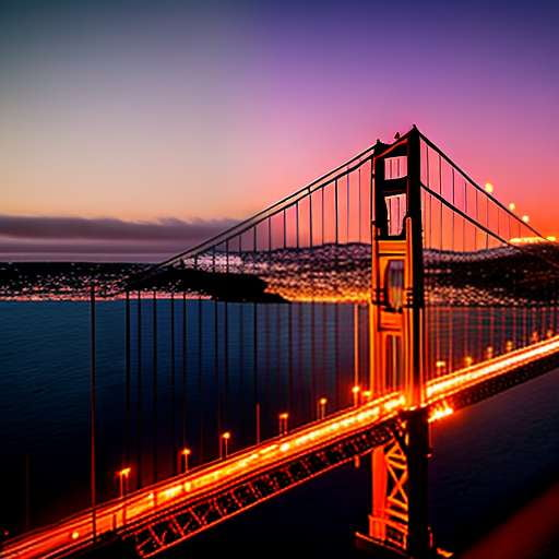 Golden Gate Bridge Midjourney Prompt: Create a Custom Portrait with Stunning San Francisco Skyline Views - Socialdraft