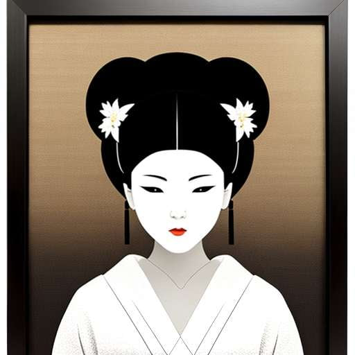 Geisha Midjourney Portrait Prompt - Unique Customizable Image Generation - Socialdraft