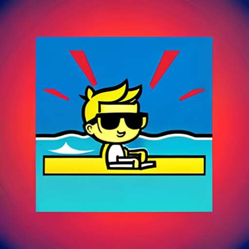 Ocean Sunglasses Coaster Midjourney Prompt - Customizable Beachy Drink Coasters - Socialdraft