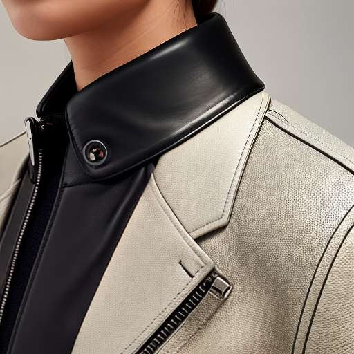 Cropped Leather Jacket Customizable Midjourney Prompt - Socialdraft