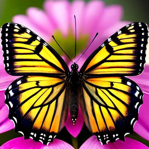 "Flutter By Beauty" Butterfly Wings Makeup Midjourney Prompt - Socialdraft