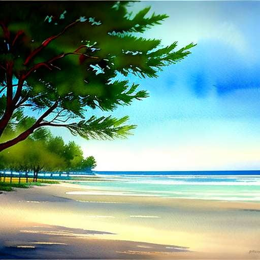 Beachside Dreamscape Midjourney Prompt - Create Your Own Coastal Fantasy - Socialdraft