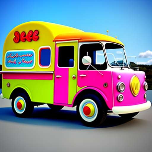 Midjourney Ice Cream Truck Image Generator - Socialdraft