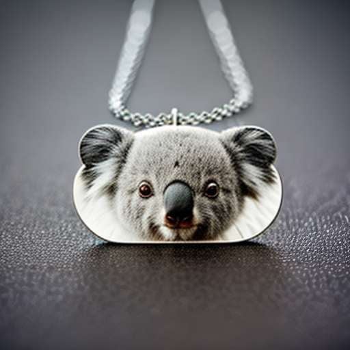 Quartz Koala Necklace Midjourney Prompt - Socialdraft