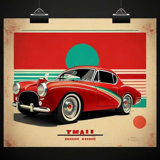 "Customizable Midjourney Car Posters - Stylized Prints for Every Car Enthusiast" - Socialdraft