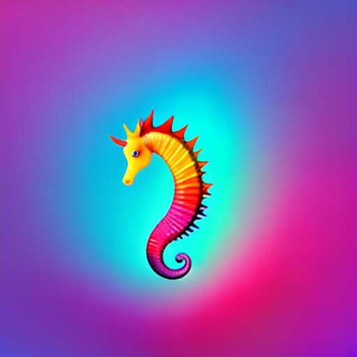 Seahorse T-Shirt Design Midjourney Prompt - Customizable and Unique-Artistic excellence - Socialdraft