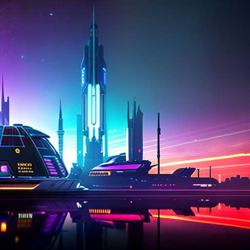 Galactic Trade Station Midjourney Prompt - Customizable Sci-Fi Creation Tool - Socialdraft