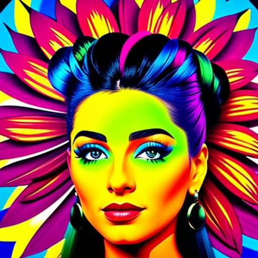 Mexican Pop Art Midjourney Prompt: Create your own bold and colorful masterpiece! - Socialdraft