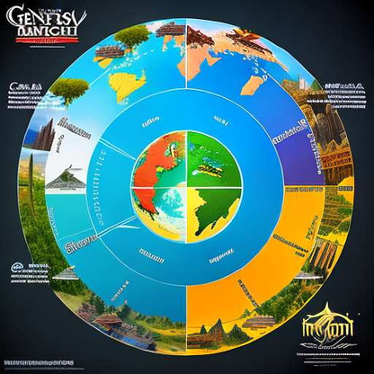 Genshin Impact World Map Midjourney Prompt - Socialdraft