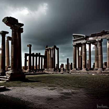 Ancient Ruins Midjourney Prompt: Create Your Own Architectural Masterpiece - Socialdraft