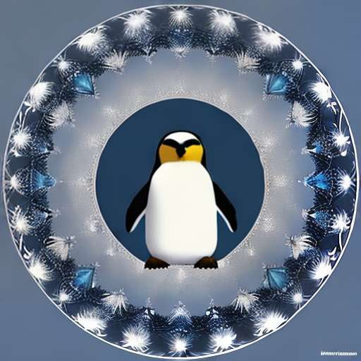 Arctic Penguin Mandala Midjourney Prompt - Socialdraft