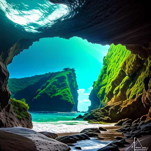 Sea Cave Adventure Midjourney Prompts for Image Creation Shopify Shop - Socialdraft
