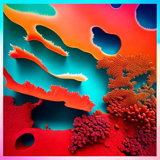 Coral Dreams Midjourney Prompt - Create Your Own Abstract Masterpiece - Socialdraft