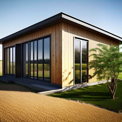 Modern Farmhouse Midjourney Prompt with Straw Bale Design - Socialdraft