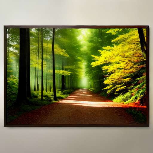 "Forest Impressions" - Custom Home Decor Midjourney Prompt with Image Generation - Socialdraft