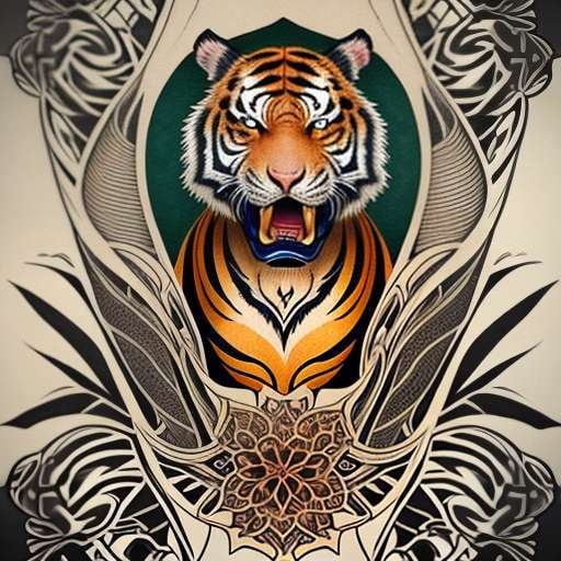 Tiger Tattoo Midjourney Prompt: Create Your Unique Fierce Design - Socialdraft