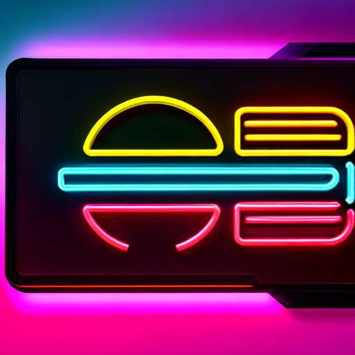 Neon Blade Runner Logo Midjourney Prompt - Socialdraft